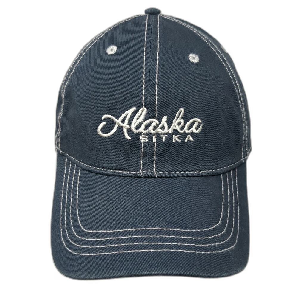 Prairie Mountain Baseball Cap Blue One Size Alaska Sitka Contrast Stitch Hat